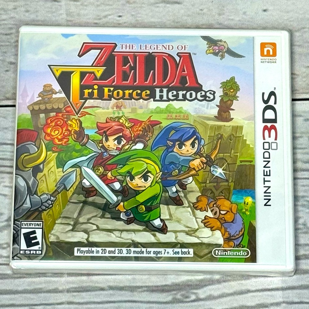 Nintendo 3DS The Legend of Zelda: Triforce Heroes game Brand New Factory Sealed